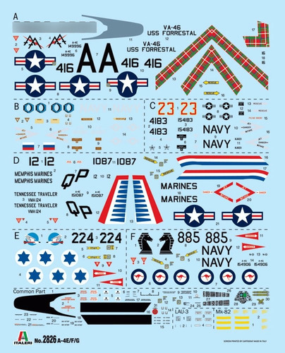 Maqueta Avión Douglas A-4 E/f/g Skyhawk 1:48 Italieri