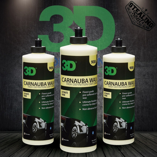 3d Detailing | Carnauba Wax | Cera Semi Liquida | 473ml