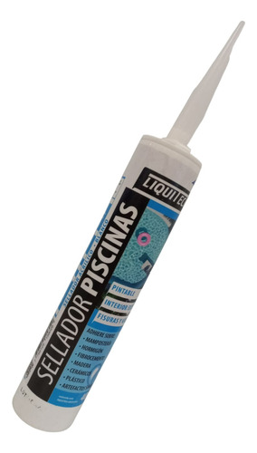 Sellador Liquitech Piscinas Grietas Y Fisuras - Blanco 400g