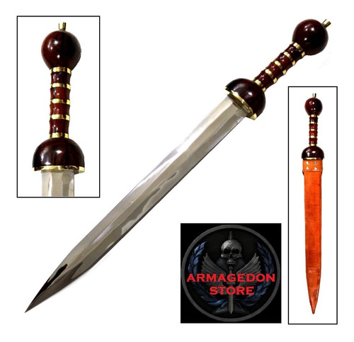 Espada Gladius Romana Centurion Sword Medieval Masonica Roma