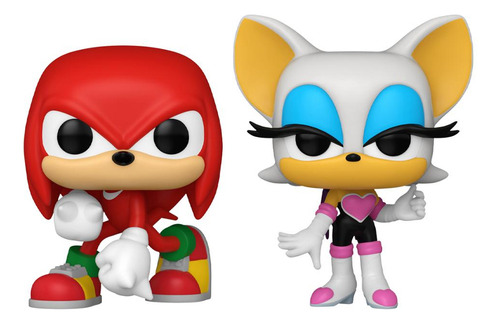 Funko Pop! Games Sonic Knuckles And Rouge 2 Pack Exclusivo