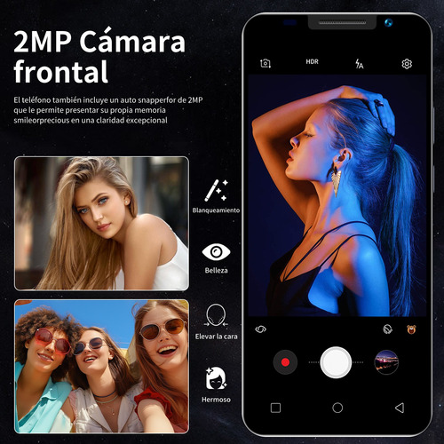 Teléfonos Inteligentes Android Baratos I16 Pro Max 5.0 En Ram1gb Y Rom16gb