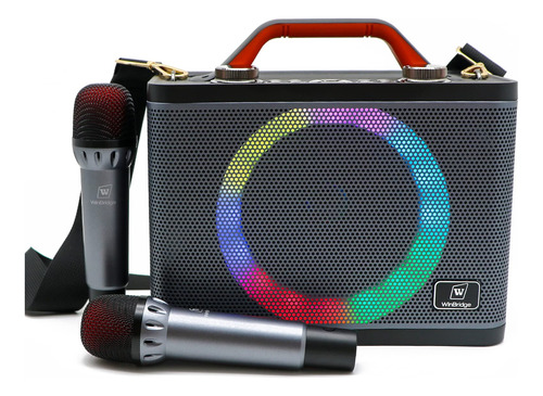 Winbridge - Maquina De Karaoke Bluetooth Con Microfonos Inal