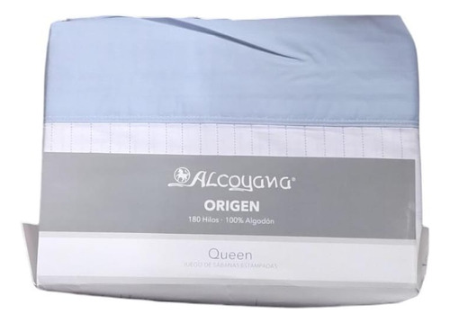 Juego Sábanas Estampadas Queen 100% Algodón Origen Alcoyana