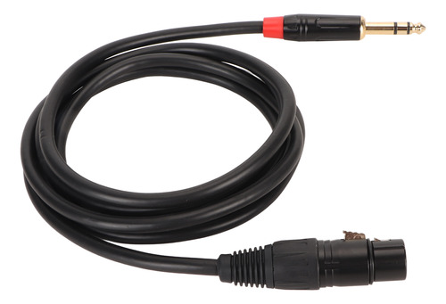 Cable De Micrófono Xlr De 2 M De Largo, Hembra A 1/4 De PuLG