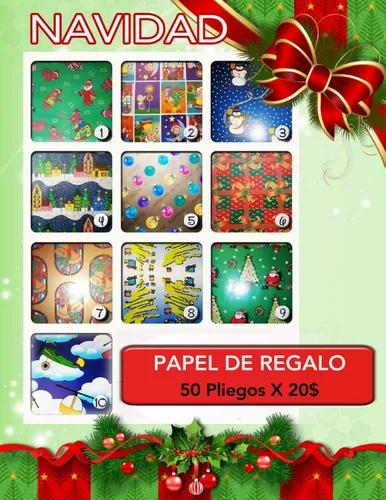 Papel De Regalo Navidad Niños-