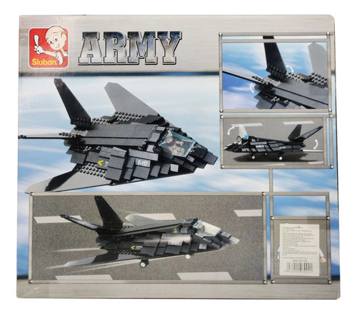Avión De Combate Block Armable 209 Piezas Sluban-mihaba
