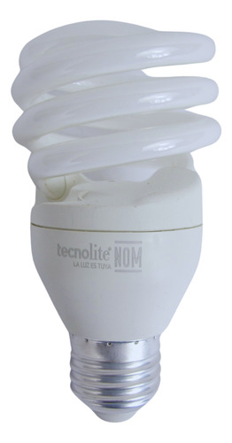 Foco Fluorescente 15 W Luz De Día Tecnolite Hel-15w/65-t2