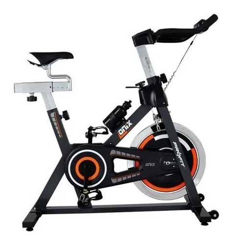 Bicicleta Spinning Estática Profit Ónix Sensor Volante18kg. 