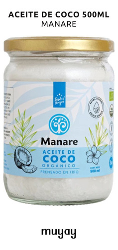 Aceite De Coco Organico Prensado En Frio