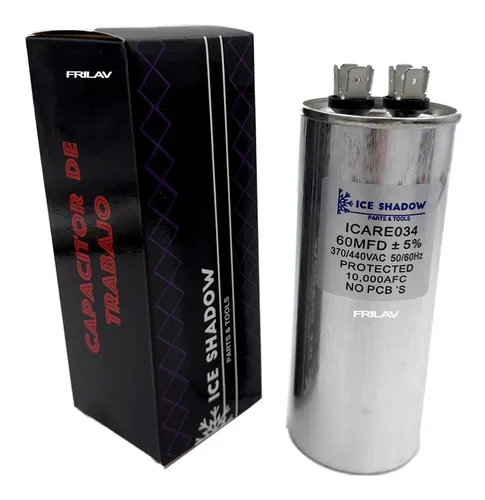 comprar Capacitor De Trabajo 60 Mfd 370\u002F440v Microfaradios Aluminio
