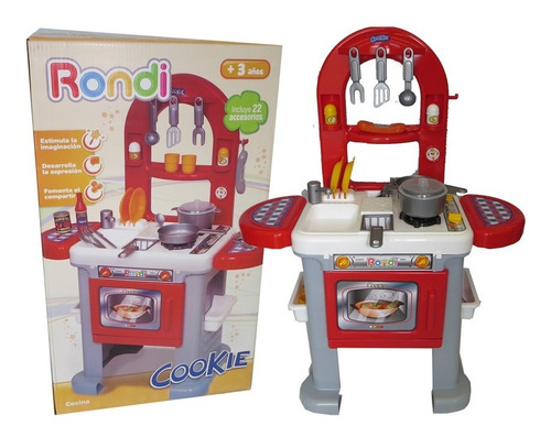 Cocinita Cookie Rondi Con 22 Accesorios +3 E.full