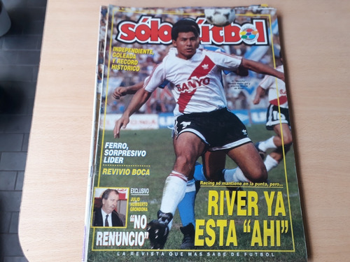 Revista Solo Futbol 434 Poster Alte Brown Maradona En Ñuls 