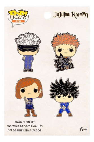 Jujutsu Kaisen Pop! Pin Pack Set Musicovinyl