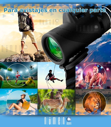 Imagen 4 de 10 de Telescopio Monocular Portatil Visor Potente Largo Alcance At