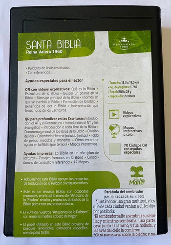 Imagen 2 de 5 de Santa Biblia Reina Valera 1960 Con App