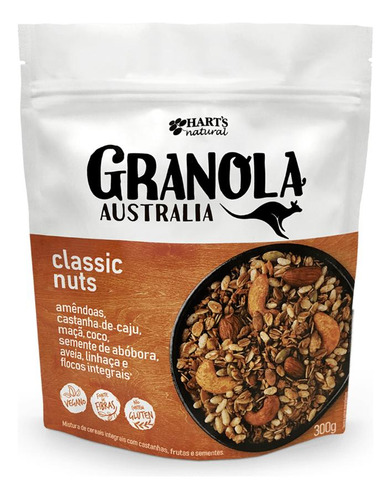 Granola Austrália Classic Nuts 300 G
