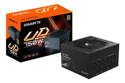 Fuente De Poder Gigabyte Ud750gm 80 Plus Gold 20+4p Atx 750w