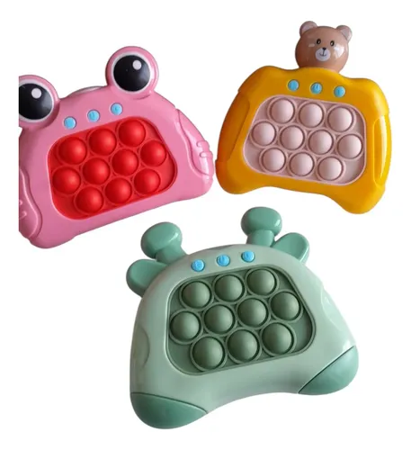 Coicok Pop It Electrónico Con Balón De Fútbol 360° – Juguete Antiestrés De Burbujas Con 4 Modos, Regalo Para Niños +3 Años