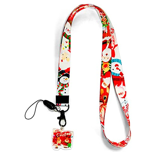 Lanyards De Navidad, Lanyards De Papá Noel Llaves, Lan...