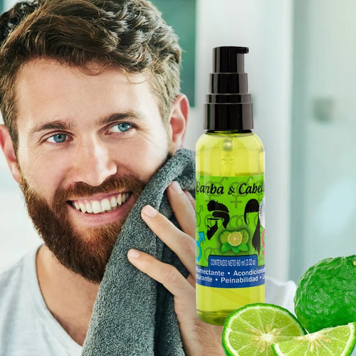 Aceite Bergamota Balsamo Crecimiento Barba Cabello Barbiux