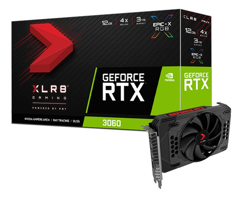 Placa De Video Pny Geforce Rtx 3060 12gb Xlr8 Gaming Revel X