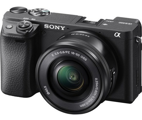 Câmera Sony Alpha A6400 16-50mm Oss Kit Mirrorless Cor Preto