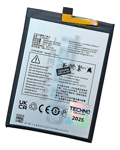 Bata Para Tcl 30e 6127a Tlp048a7 5000mah