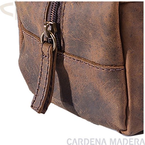 Imagem 6 de 7 de Necessaire Couro Cardena Madera Personalizada E Impermeável