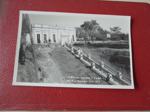 Antigua Postal Termas De Río Hondo. Escalinatas Eden Hotel 