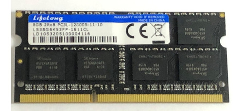 Memoria Ram 8gb Pc3l-12800s-11-10 Ls38g6k53fp-1611cl (Usado)