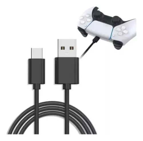comprar Cargador Joystick Ps5 Cable Ps5 Con Filtro 1.8 Mts