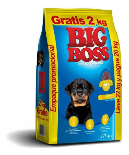 Big Boss Cachorro 20 + 2kg + Envio