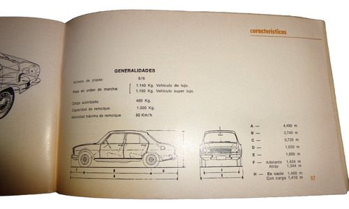 Peugeot 504 1972 Manual Original (Usado)