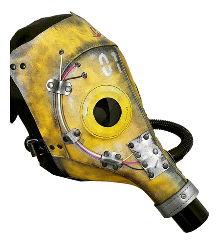 Diesel Punk Mascara De Gas Apocalyptica Amarilla Rg Roja Guerra Química