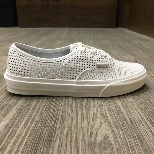 Perf white vans best sale