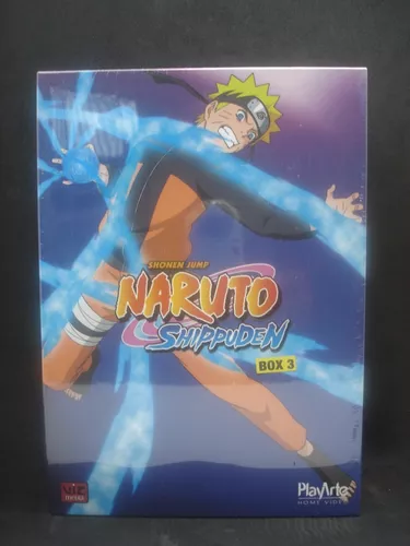 Dvd Box Naruto Shippuden - 1ª Temporada Box 3 4 Discos - Playarte