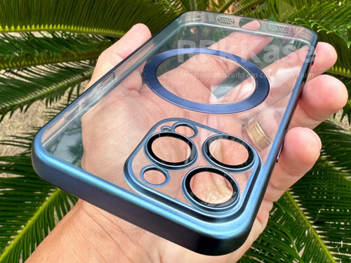 Case Para iPhone 15 Pro Max Com Proteção Nas Lentes Câmera..