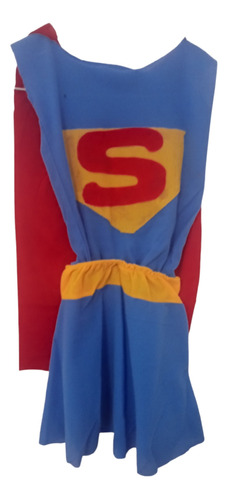 Disfraz Supergirl Juguete Antiguo Vintage Niña 5-9 Año Plush
