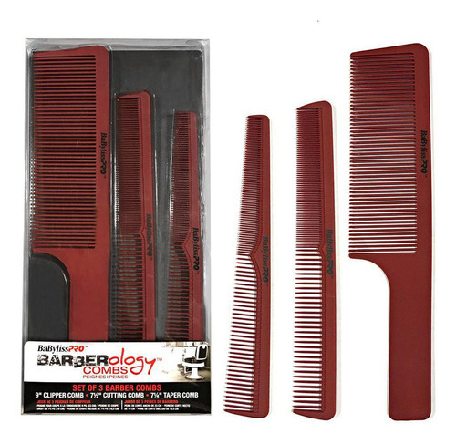 Kit Pentes Babyliss Pro Red Barberology