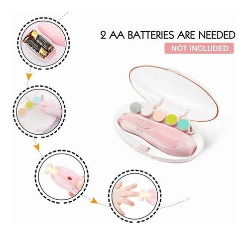 Lima De Uñas Eléctrica Recortadora De Uñas Para Bebé