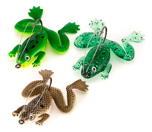 Cebo De Pesca Suave, Artificial, Para Ranas, 6 Cm/5,5 G