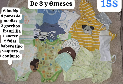 Ropa De Bebe 3 A 6 Meses