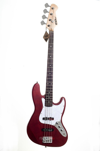 Bajo Electrico 4 Cuerdas Newen Jb Red Wood Musicapilar