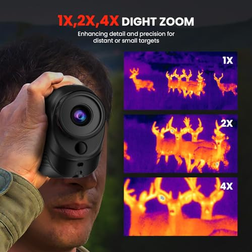 Monocular De Imágenes Térmicas Para Caza Con Visión Nocturna