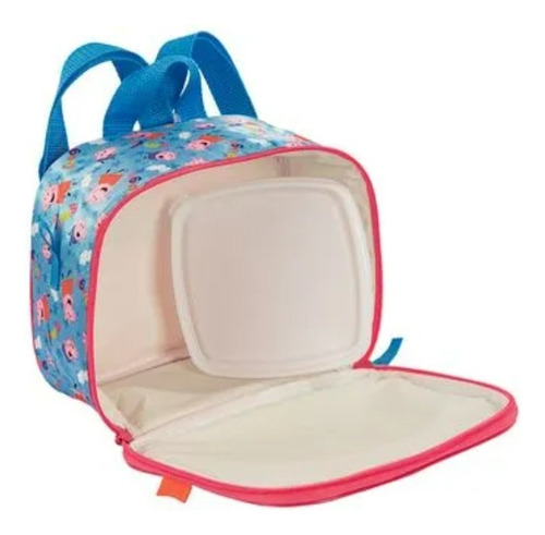 Mochila De Costas G Lancheira Estojo Peppa Core Cor Rosa