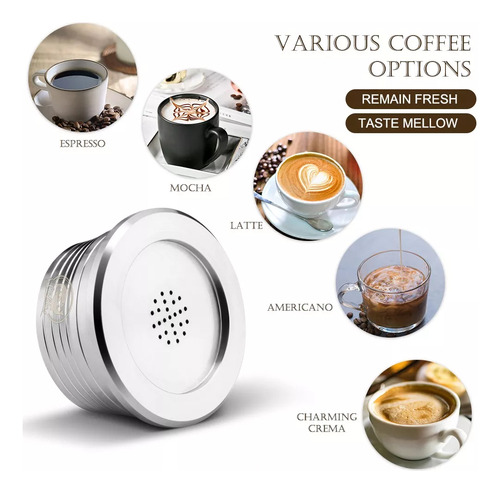 3 Cápsulas De Filtro De Café Reutilizables Nespresso Vertu