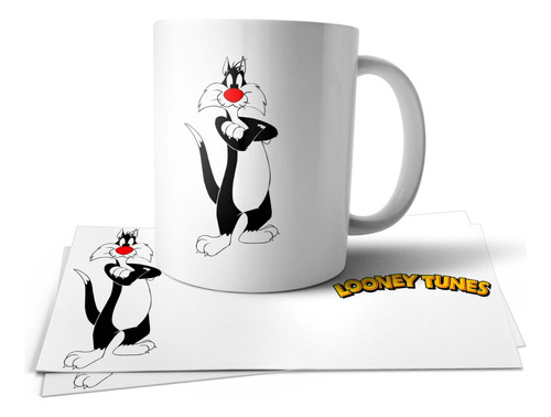 Gato Silvestre Piolin Looney Tunes Taza Tu Propio Estilo