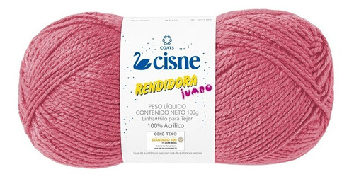 Lana Cisne Rendidora Jumbo X 5 Ovillos - 500gr Por Color Color Rosa Viejo 14033
