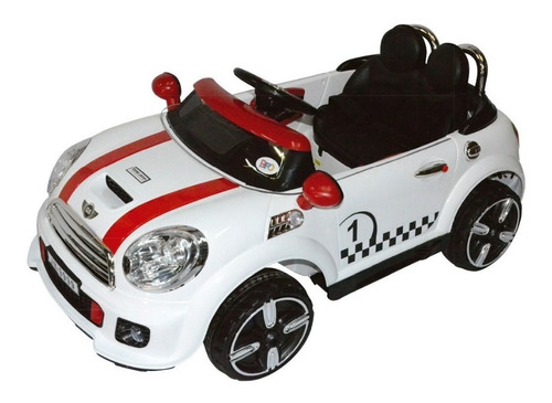 Auto A Batería Infantil Radio Control Luces Led Mini Cooper